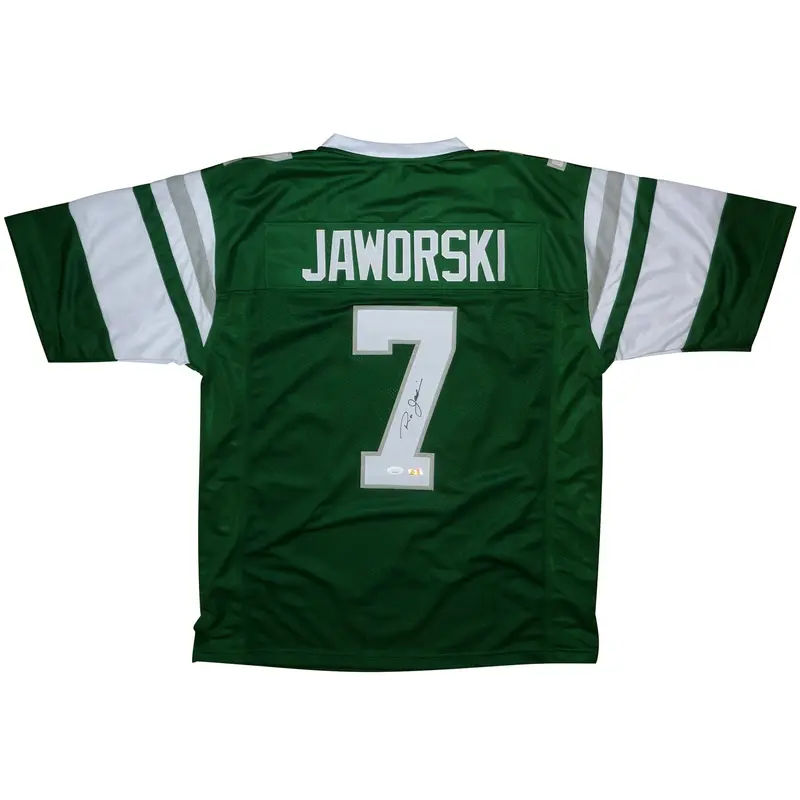 Ron Jaworski Autographed Philadelphia Eagles (Green #7) Jersey - JSA