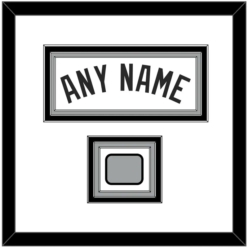 San Antonio Name & Champions Patch - Home White (2002-2017) - Triple Mat 1