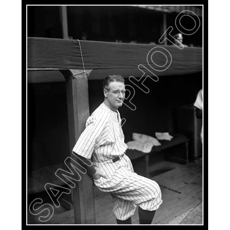 Lou Gehrig 8X10 Photo - New York Yankees - 339