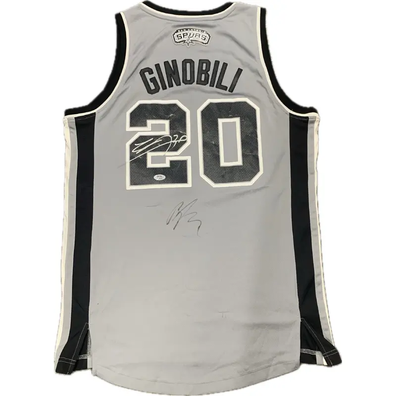 Manu Ginobili Autographed Signed jersey PSA/DNA San Antonio Spurs Autographed