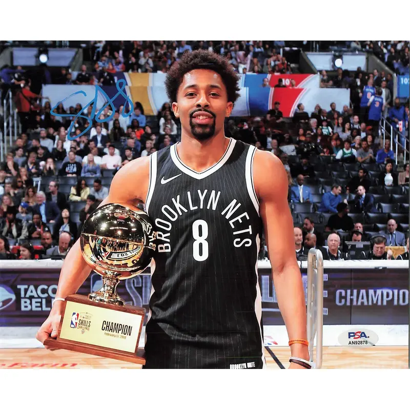 Spencer Dinwiddie signed 8x10 photo PSA/DNA Brooklyn Nets Autographed