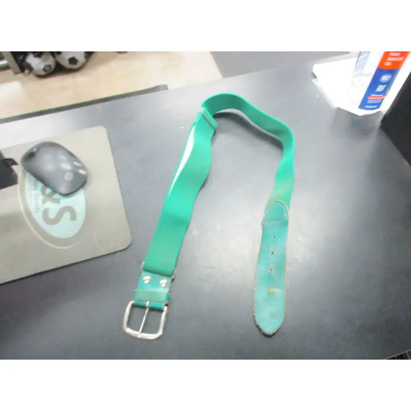 Used Adult Green Baseball Belt