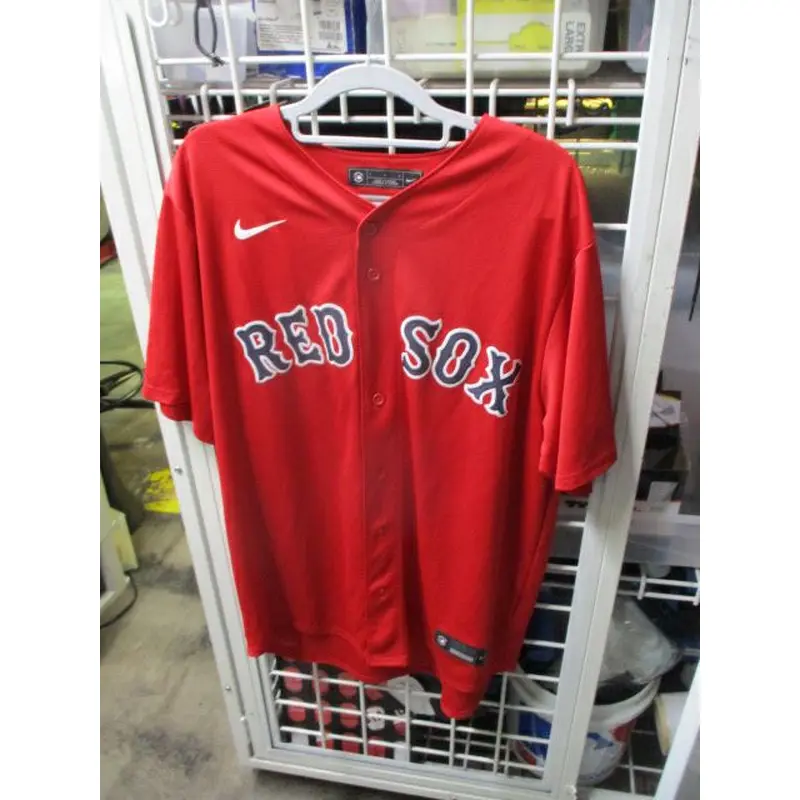 Used MLB Boston Red Sox Blank Jersey Adult Size Large
