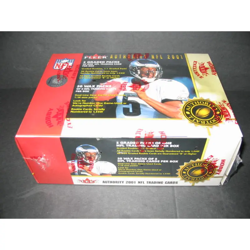 2001 Fleer Authority Football Box (Hobby)