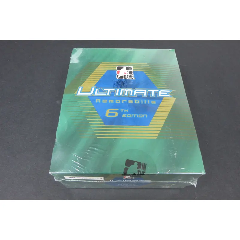 2005/06 ITG In The Game Ultimate Memorabilia 6th Edition Hockey Box