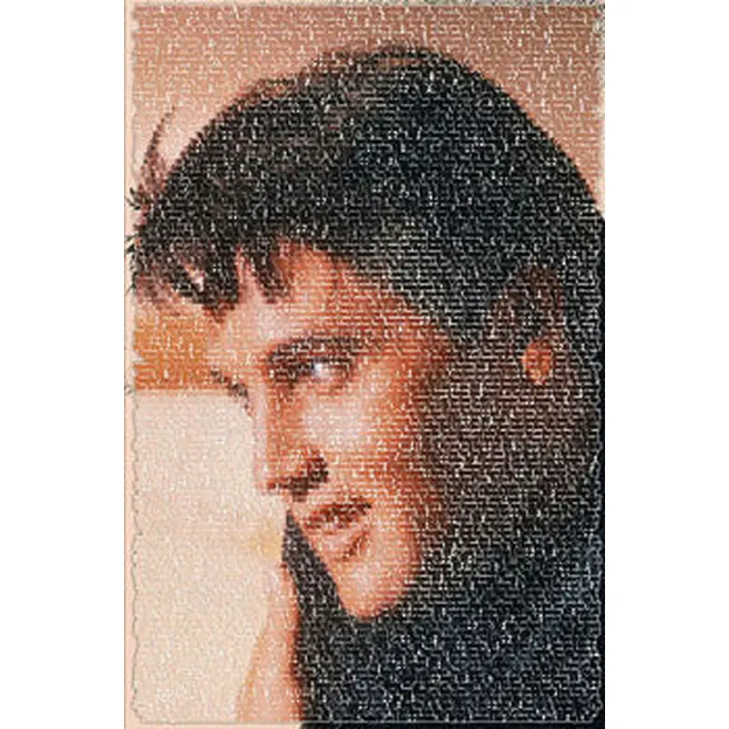 Elvis Presley "Written Images" Song Listing Portrait Poster