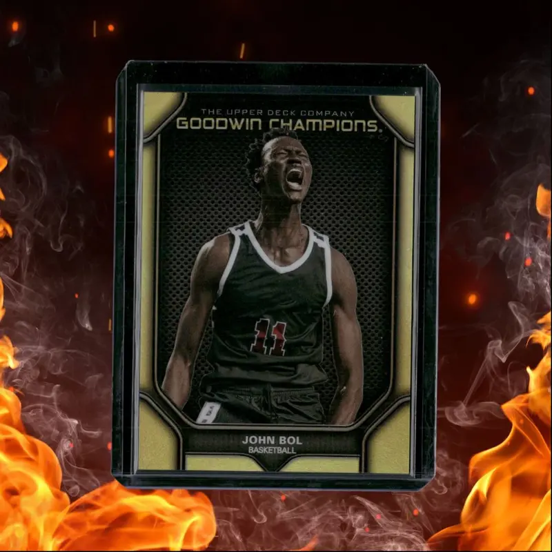 2024-25 Upper Deck Goodwin Champions John Bol Portraits Black and Gold 07/50