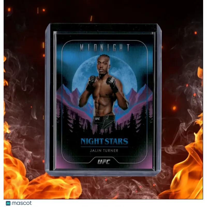 2024 Topps Midnight UFC Jalin Turner Night Stars #NS-14