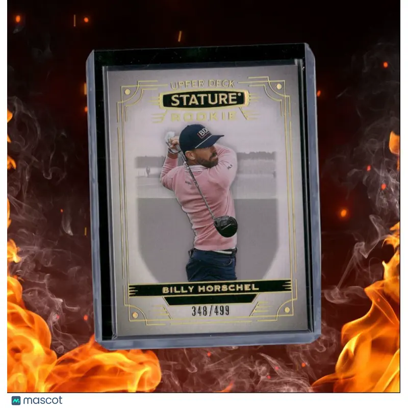 2024 Upper Deck Portfolio Billy Horschel Stature Rookie 348/499 #10