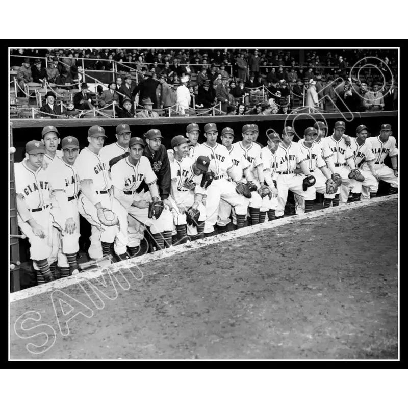 1934 New York Giants 8X10 Photo - Ott Terry Hubbell Jackson - 2146