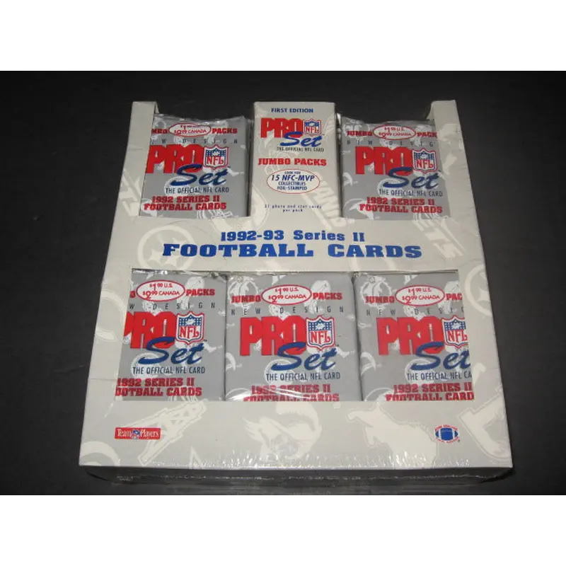 1992 Pro Set Football Series 2 Jumbo Box