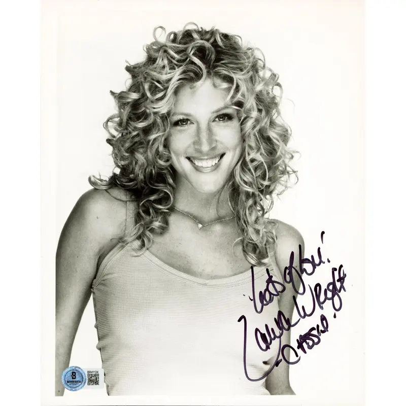 Laura Wright Guiding Light "Lots Of Love, Cassie" Signed 8x10 Photo BAS #BR41124