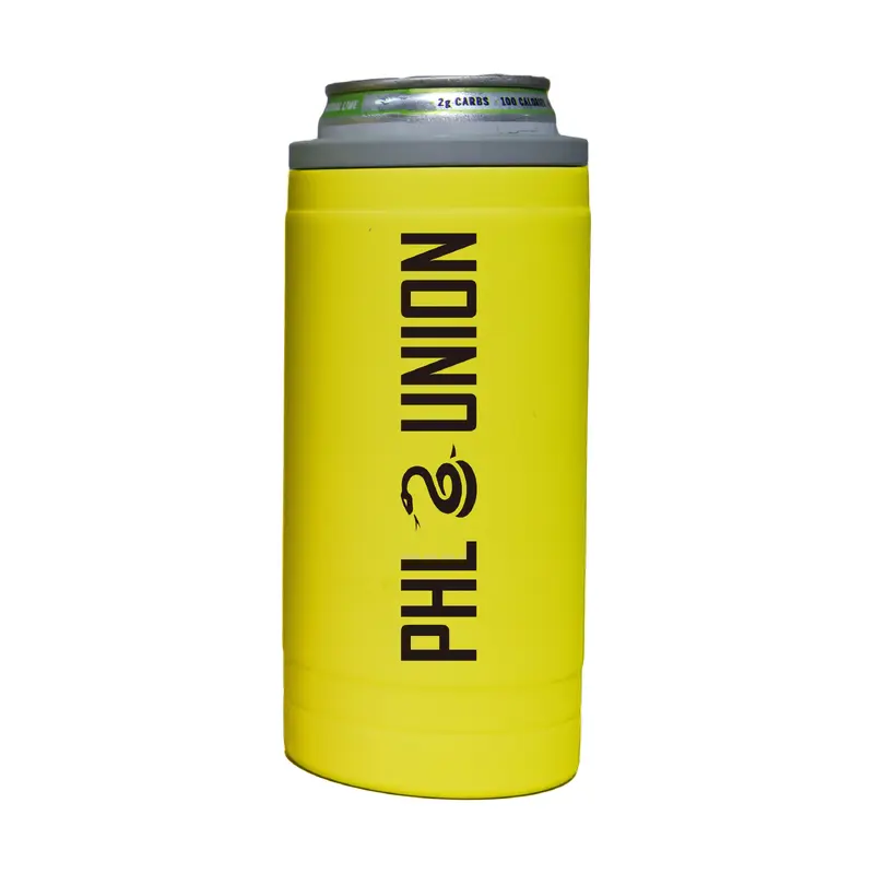 Philadelphia Union 12oz Cru Stacked Soft Touch Slim Coolie