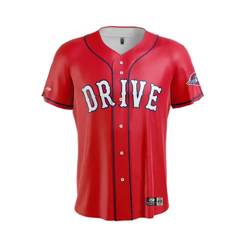 Greenville Drive OT Sports Authentic Red Alternate Jersey