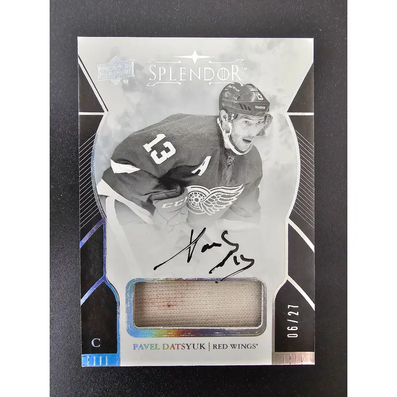 2017-18 Upper Deck Splendor - Black and White - Pavel Datsyuk #BW-PD /27