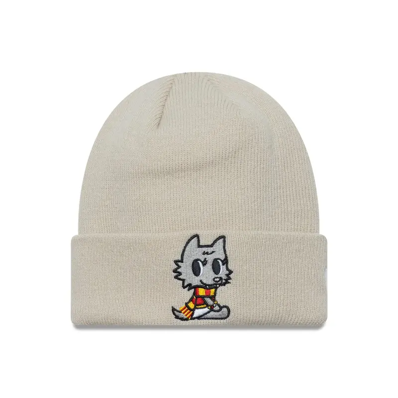 AS Roma Kids Core Cream Cuff Knit Beanie Hat