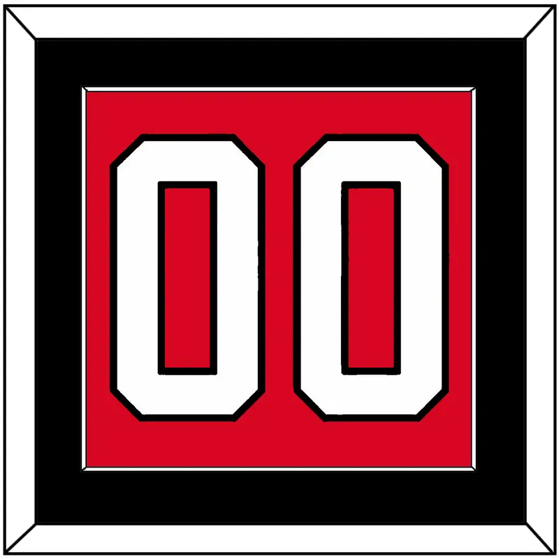 Canada Mens Hockey Number - 2014 Olympics Road Red - Single Mat 2