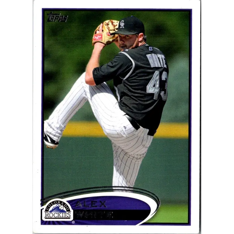 2012 Topps Mini Alex White #563