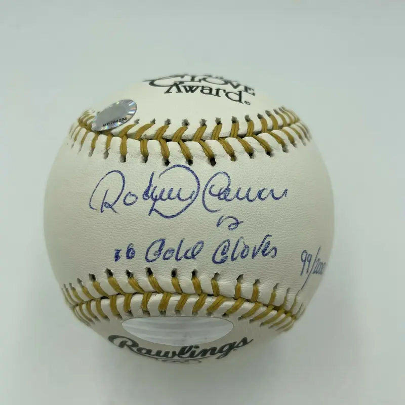 Roberto Alomar #12 Gold Glove Signed Inscribed Rawlings Baseball Steiner COA