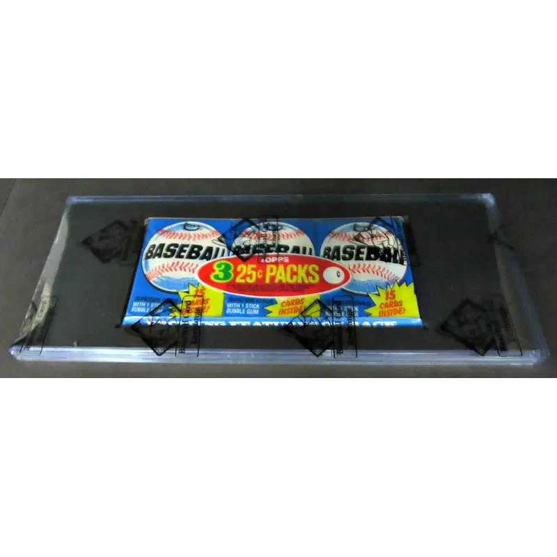 1980 Topps Baseball Unopened Wax Pack Tray (Authenticate)