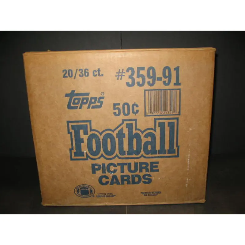 1991 Topps Football Case (20 Box)