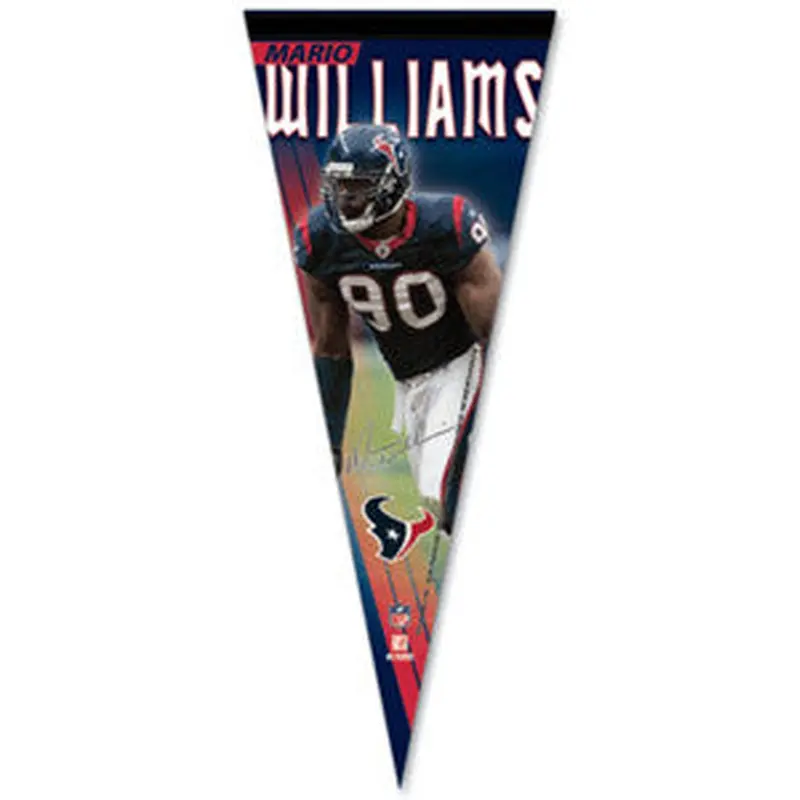 Mario Williams "Signature" Premium Felt Pennant (LE /2008) - Wincraft