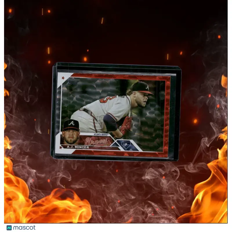 2022 Topps A.J. Minter Orange Foil 026/299 #159