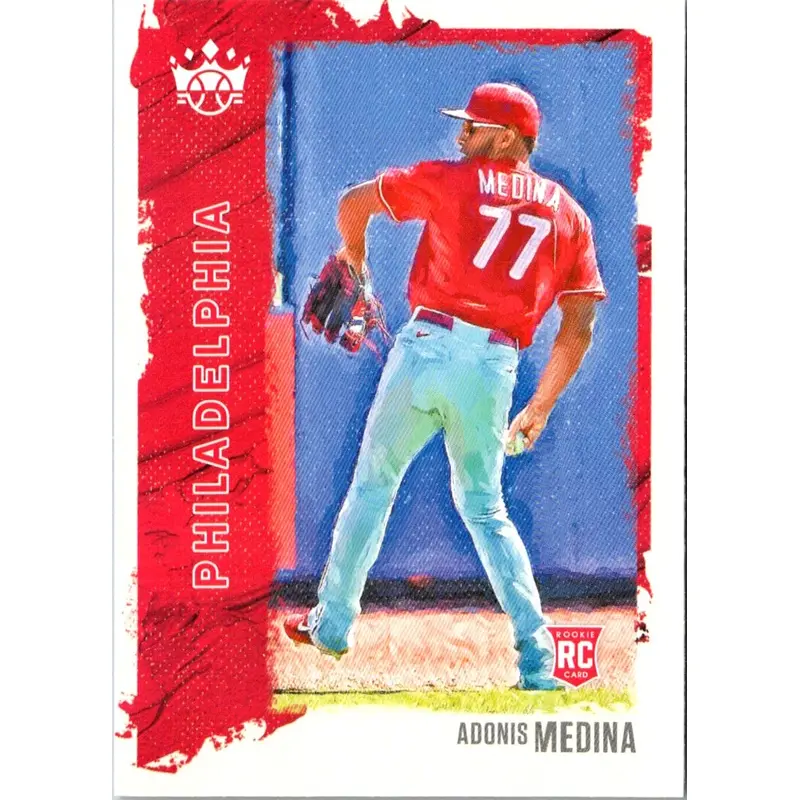 2021 Panini Diamond Kings Red Frame Adonis Medina #57
