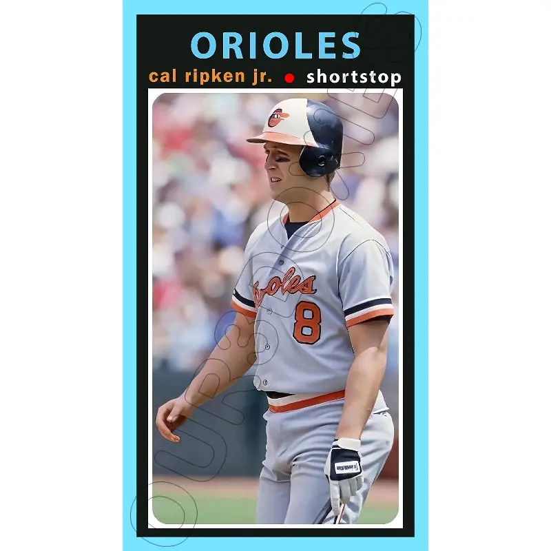 Cal Ripken Jr. 1971 Topps Tall Boy Custom Card - 4658