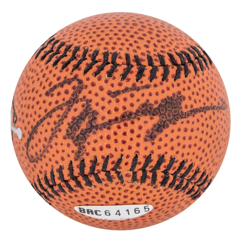 Michael Jordan Signed Nike Basketball Style Baseball UDA Upper Deck COA