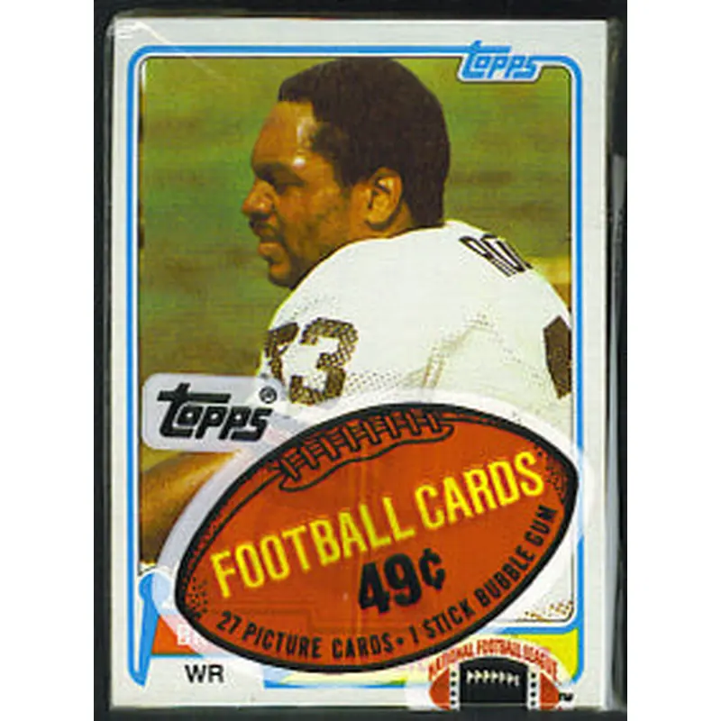 1981 Topps Football Unopened Cello Pack