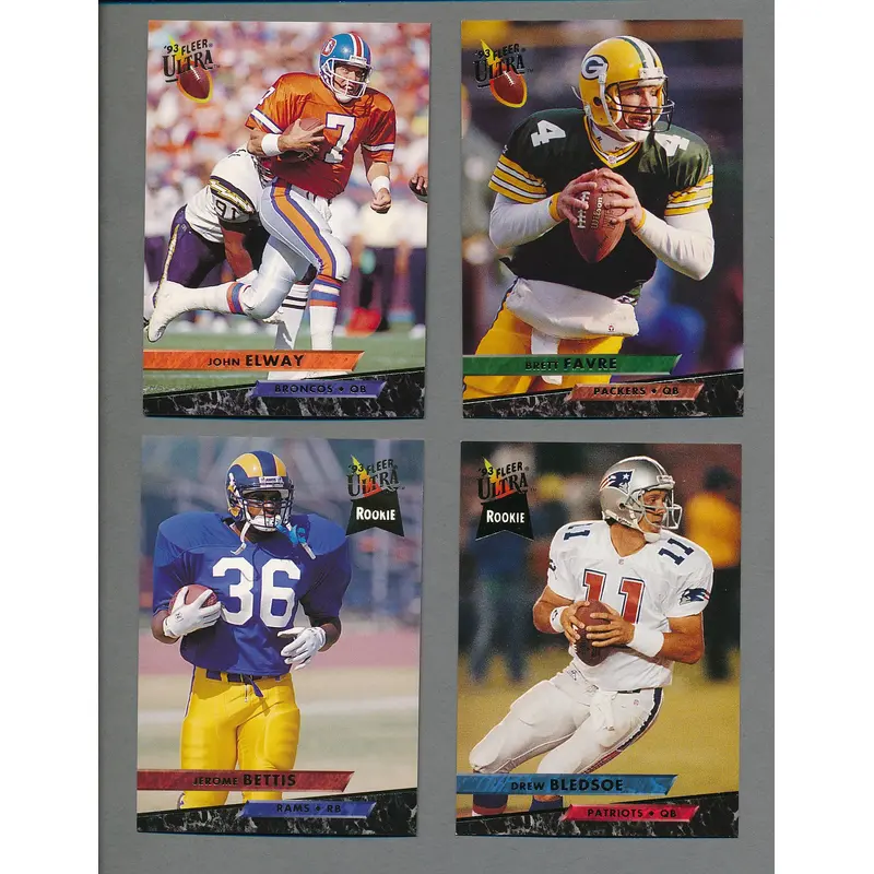 1993 Fleer Ultra Football Complete Set (500) NM/MT MT