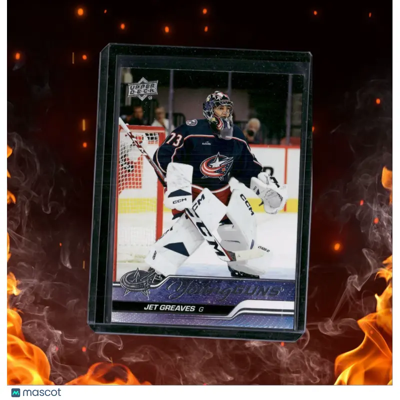 2023-24 Upper Deck Jet Greaves Young Guns Rookie #246