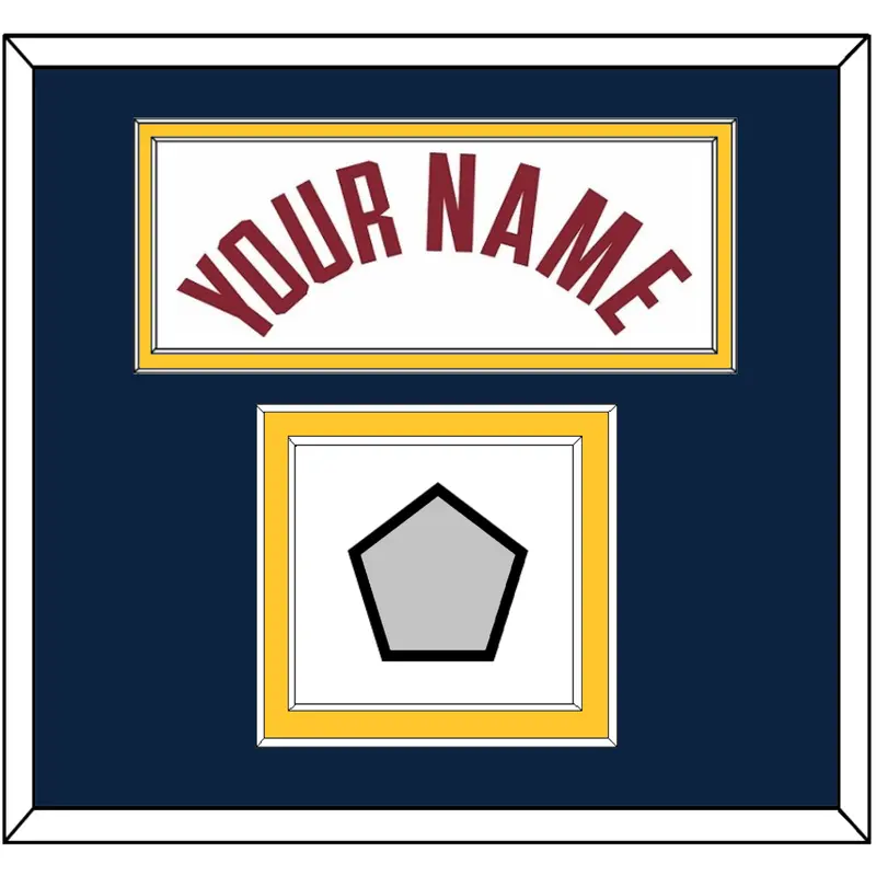 Denver Name & Champions Patch - White Association - Double Mat 2