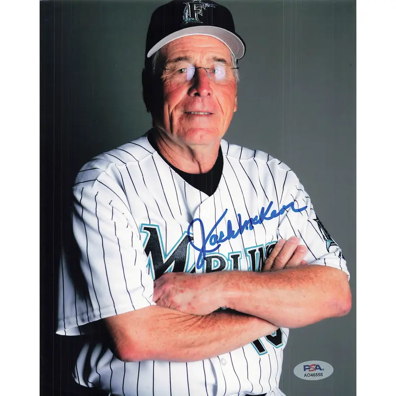 JOHN BUCK Signed 8x10 Photo PSA/DNA Miami Marlins Autographed