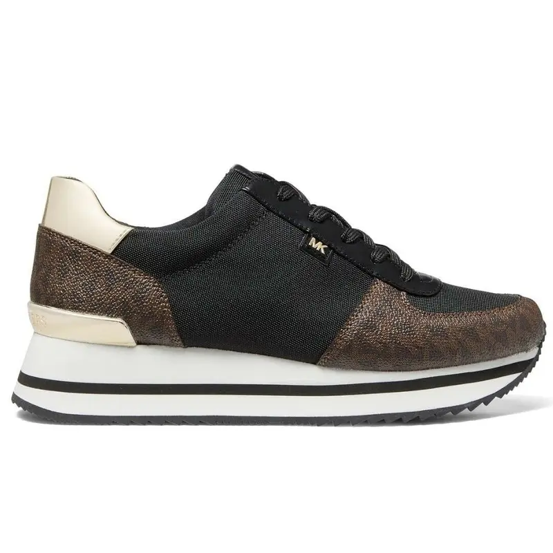 MICHAEL KORS WOMEN SHOES MONIQUE TRAINER BROW 43F1MQFSCD BROWN