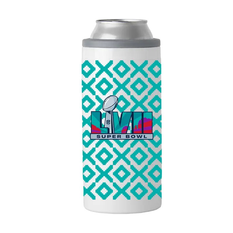 Super Bowl 57 Legends 12oz Slim Can Coolie