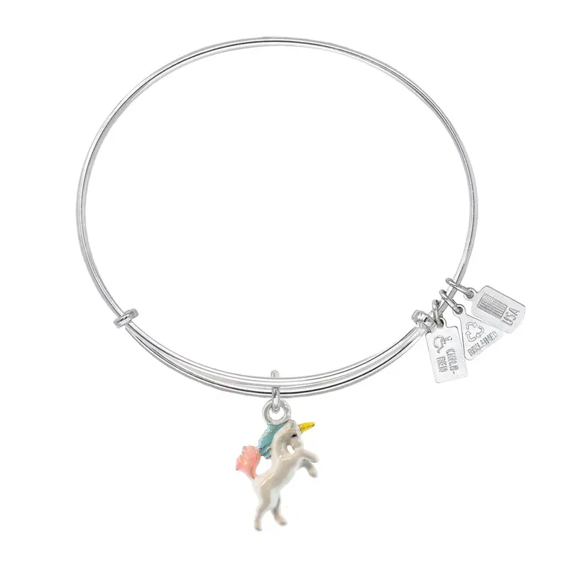 Unicorn (Enamel) Charm Bangle