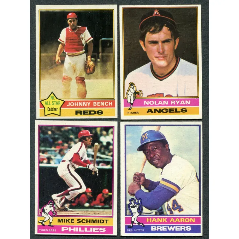 1976 Topps Baseball Complete Set EX/MT NM (660) (24-593)