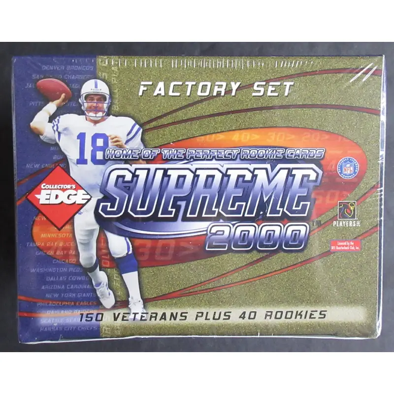 2000 Collector's Edge Supreme Football Factory Set (190)