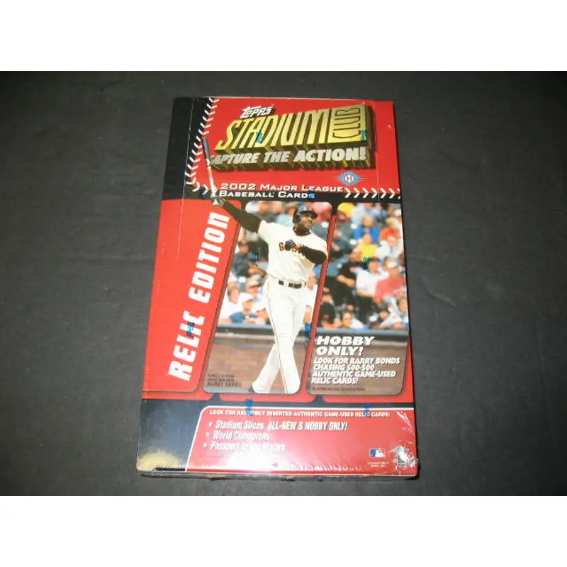 2002 Topps Stadium Club Baseball Relic Edition Box (Hobby)