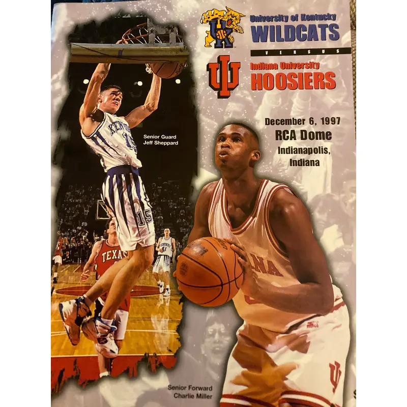 1997 Kentucky vs Indiana University Basketball Program