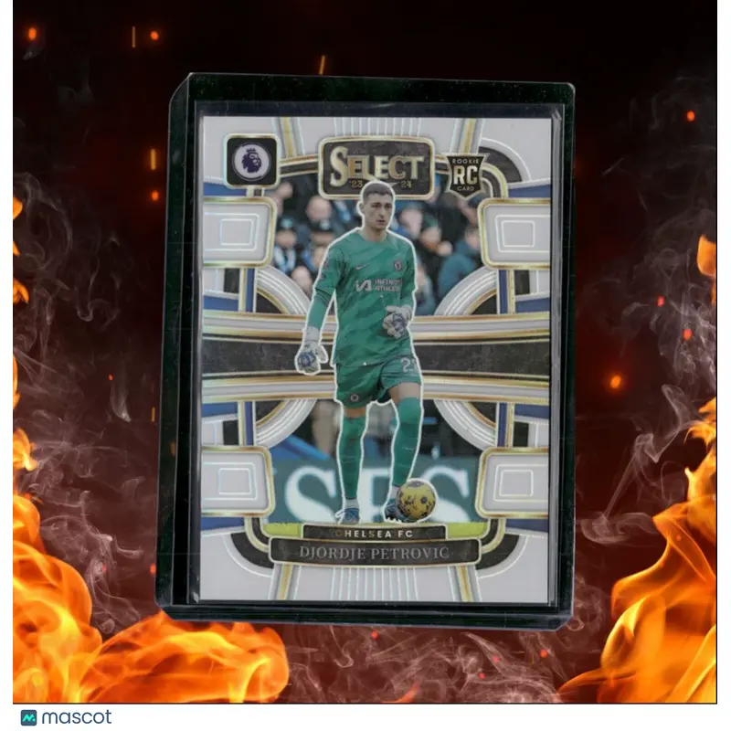 2023 Panini Select Premier League Djordje Petrovic White Prizm Rookie 15/20 #34