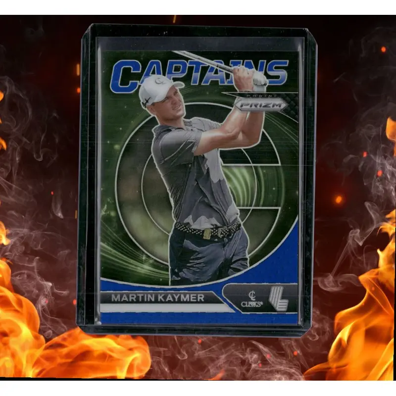 2024 Panini Prizm LIV Golf Martin Kaymer Captains Blue Prizm 09/99 #76