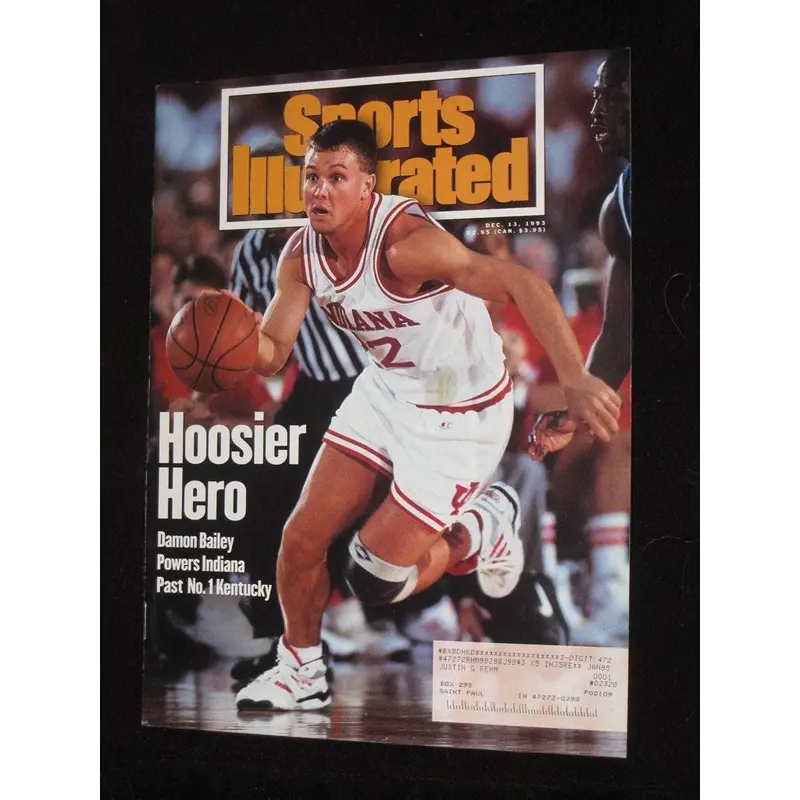 Dec 13, 1993 Sports Illustrated Issue, Damon Bailey Indiana