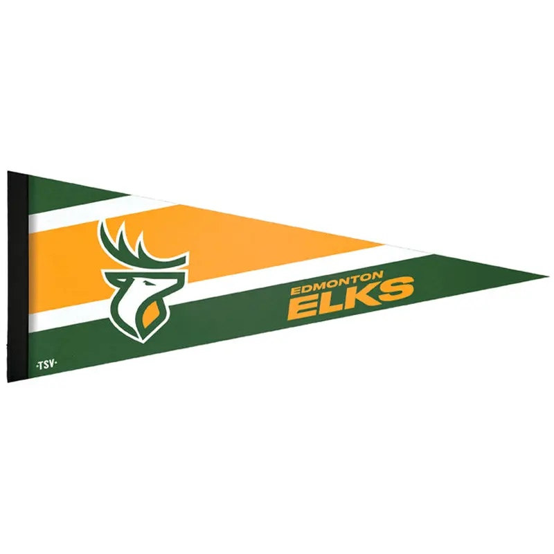 Edmonton Elks CFL Football Team Premium Felt Pennant - The Sports Vault Canada