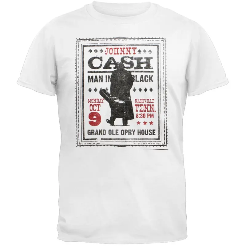 Johnny Cash - Nashville Adult T-Shirt
