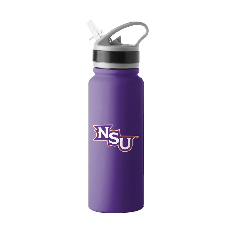 Northwestern State 25oz Logo Stainless Single Wall Flip Top Bottle