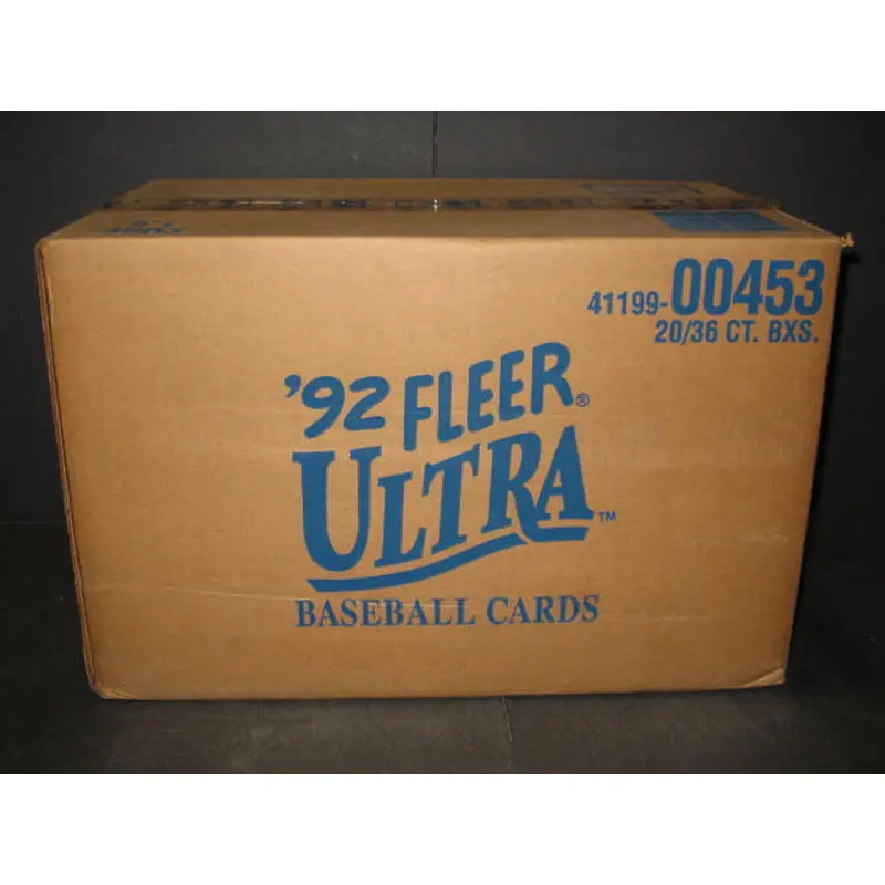1992 Fleer Ultra Baseball Series 1 Case (20 Box) (00453)