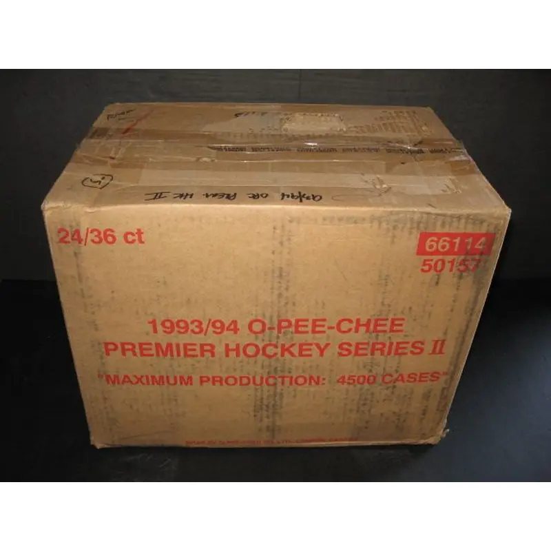 1993/94 OPC O-Pee-Chee Premier Hockey Series 2 Case (24 Box)